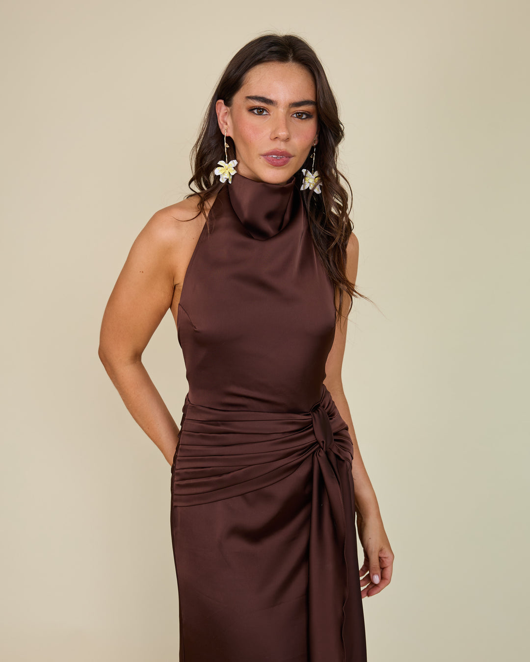 Vestido Martina Cafe