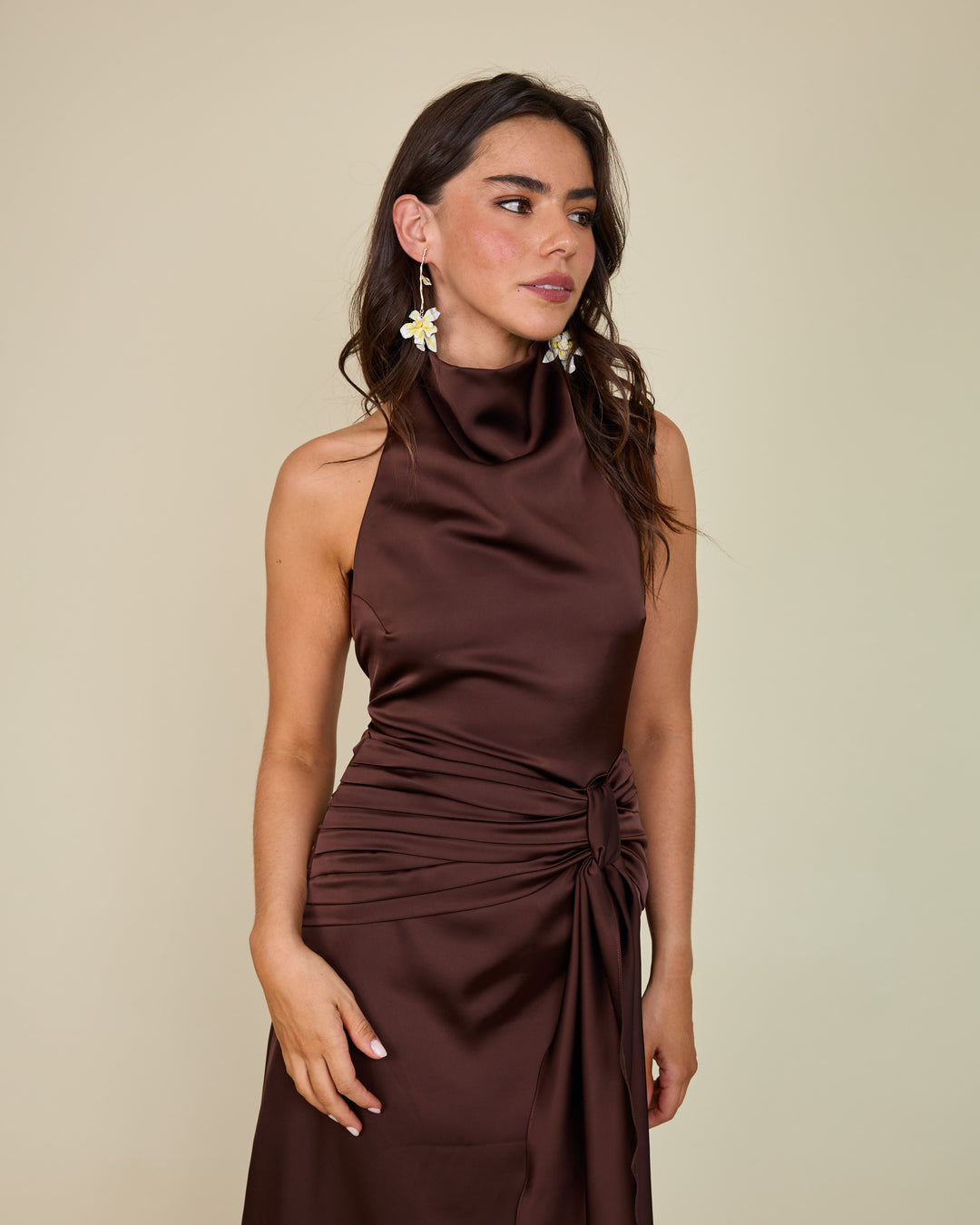 Vestido Martina Cafe