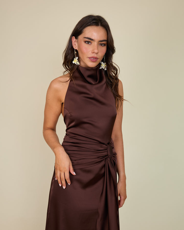 Vestido Martina Cafe