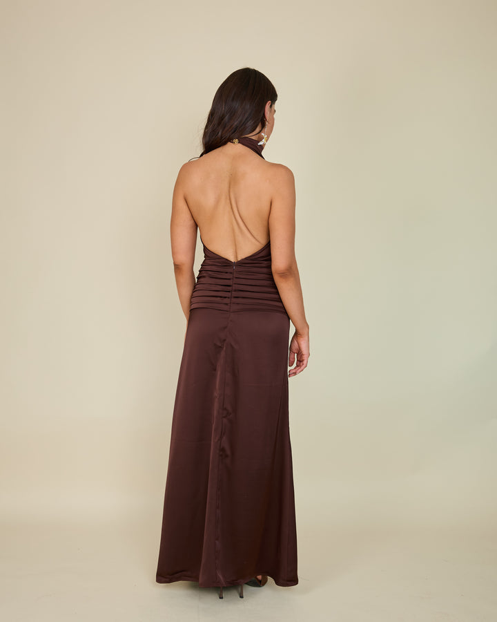Vestido Martina Cafe