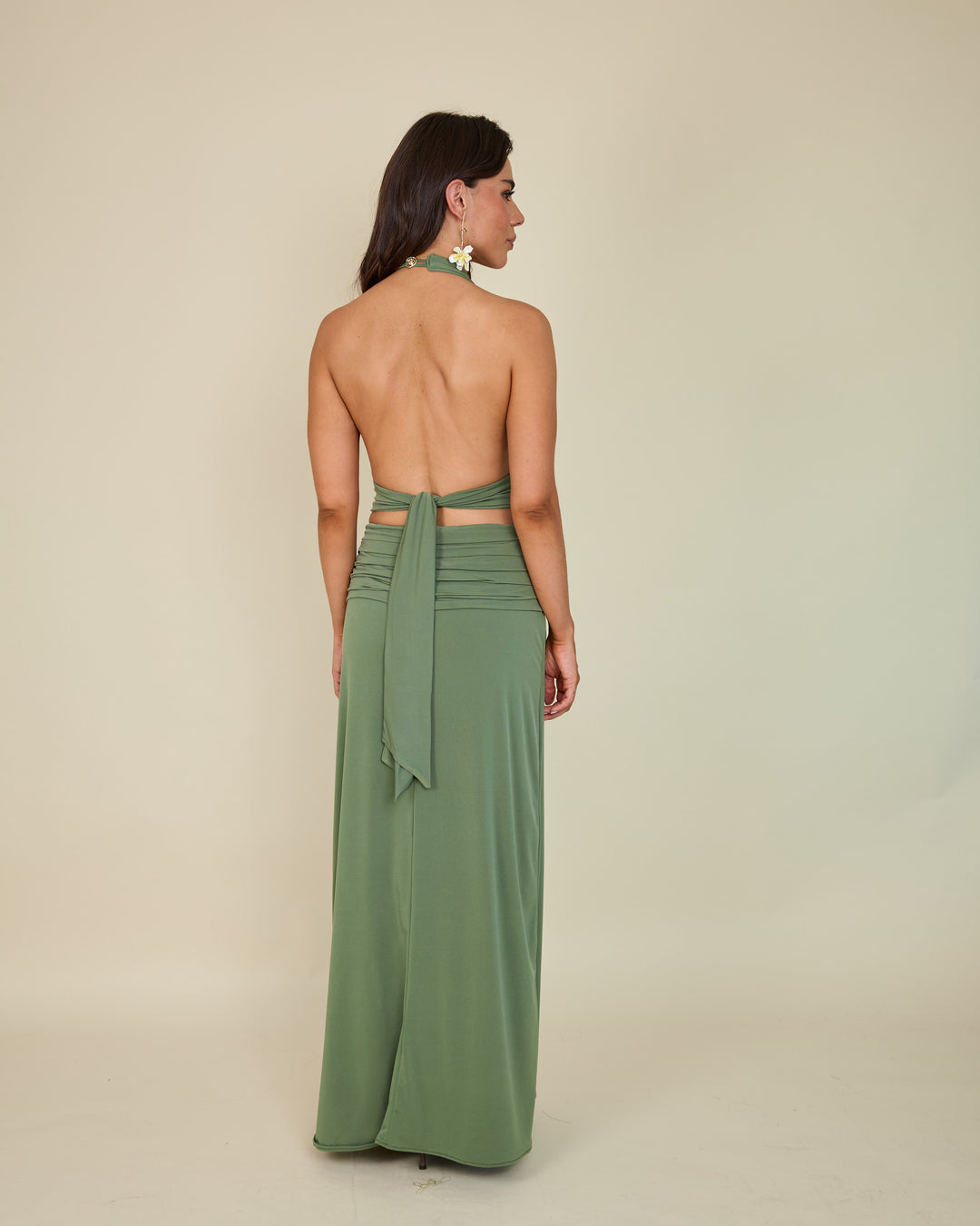 Falda Olivia Verde