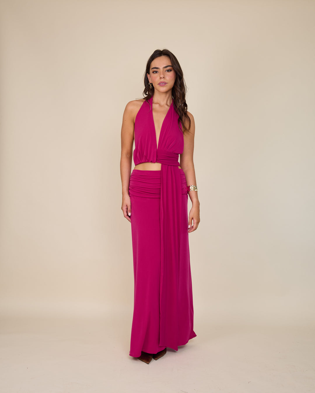 Top Olivia Fucsia