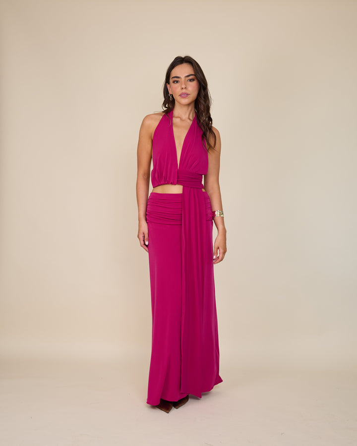 Top Olivia Fucsia