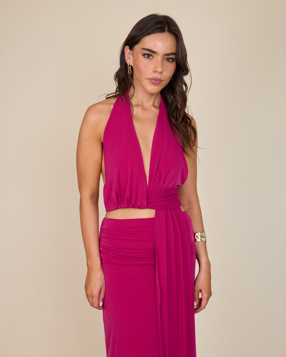 Top Olivia Fucsia