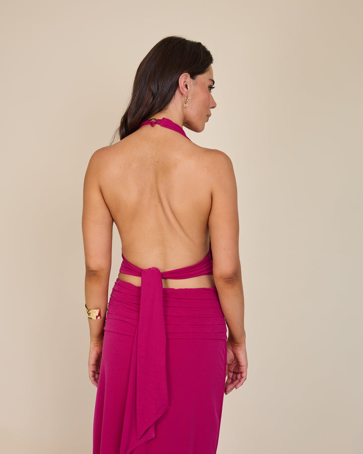Top Olivia Fucsia