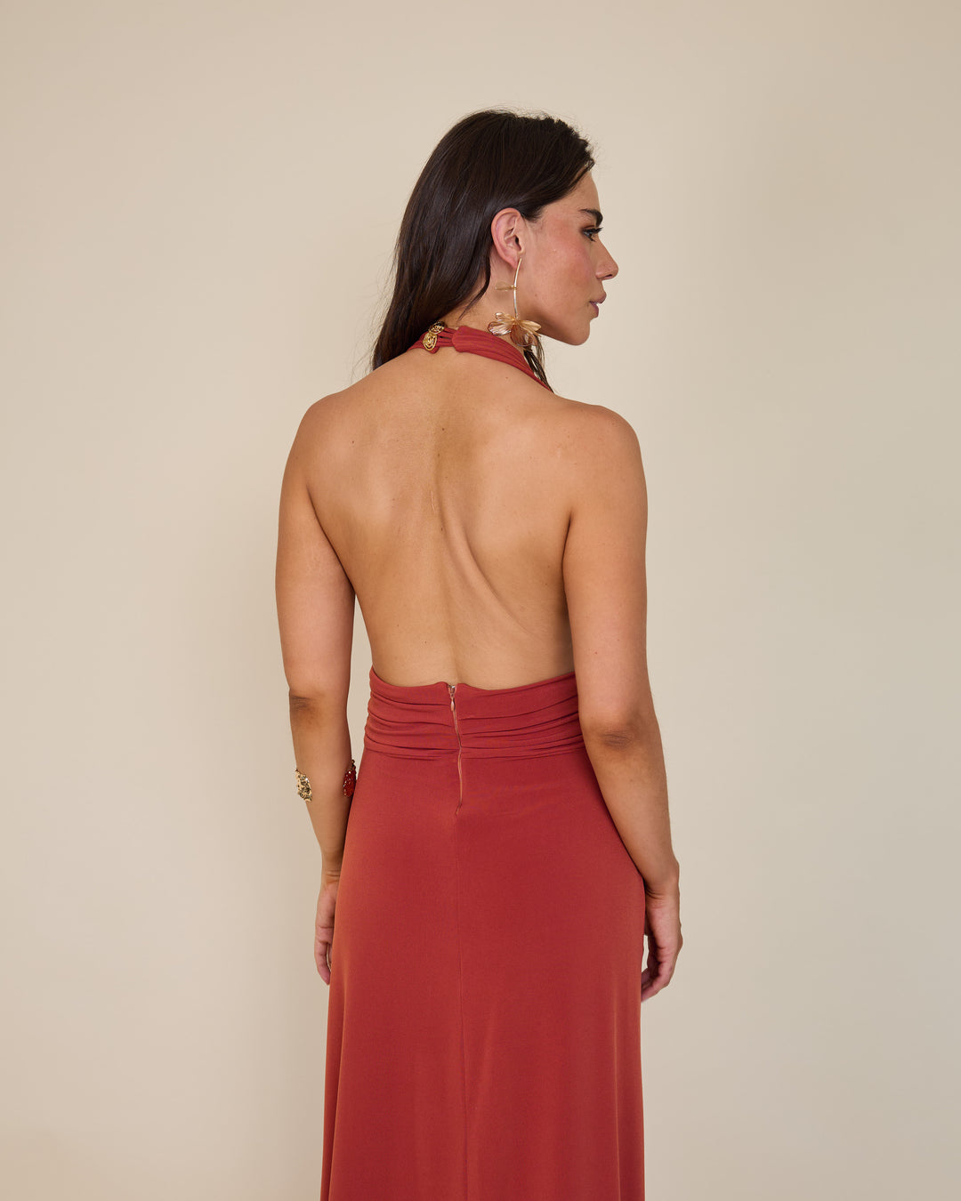 Vestido Isidora Terracota