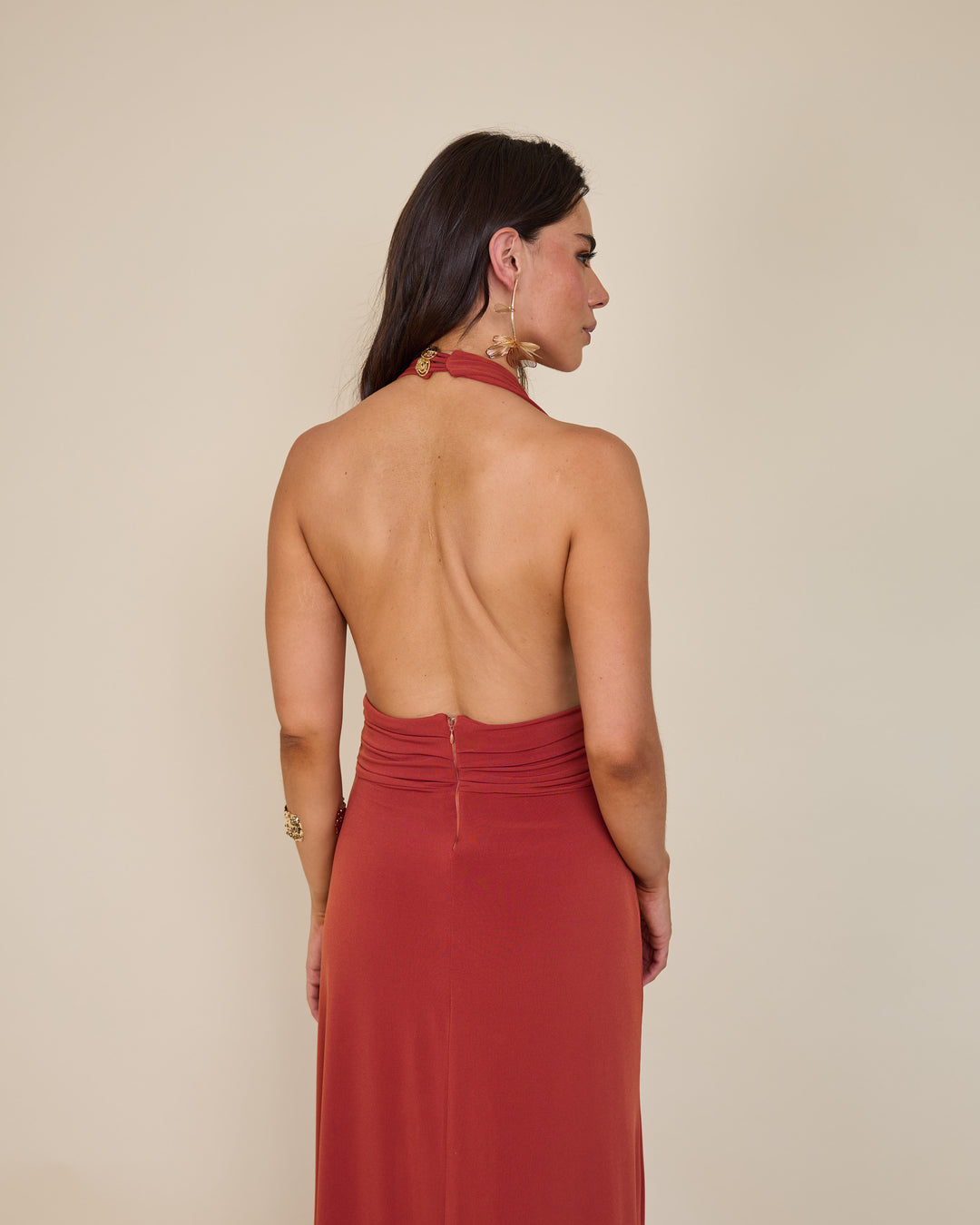 Vestido Isidora Terracota