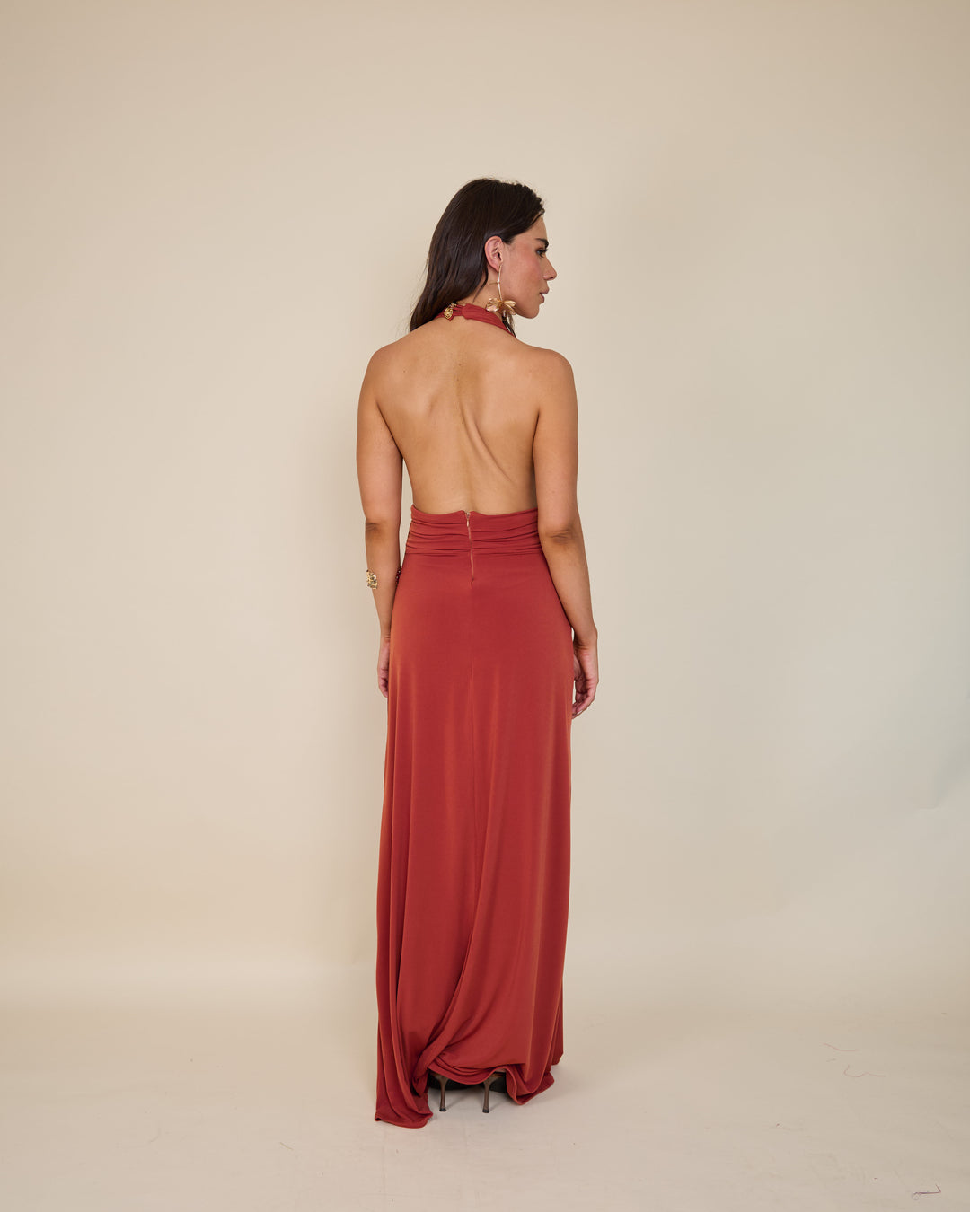 Vestido Isidora Terracota