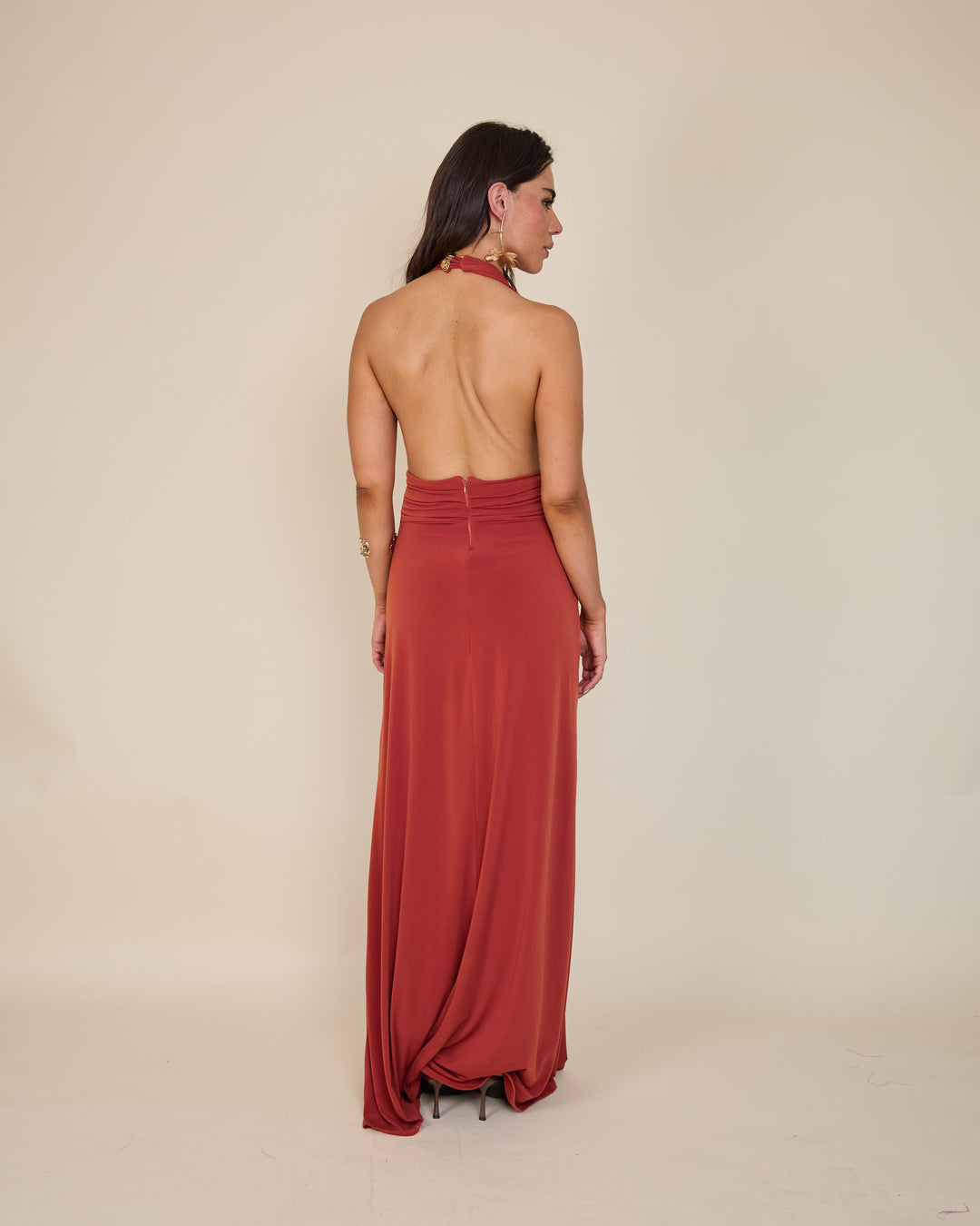 Vestido Isidora Terracota