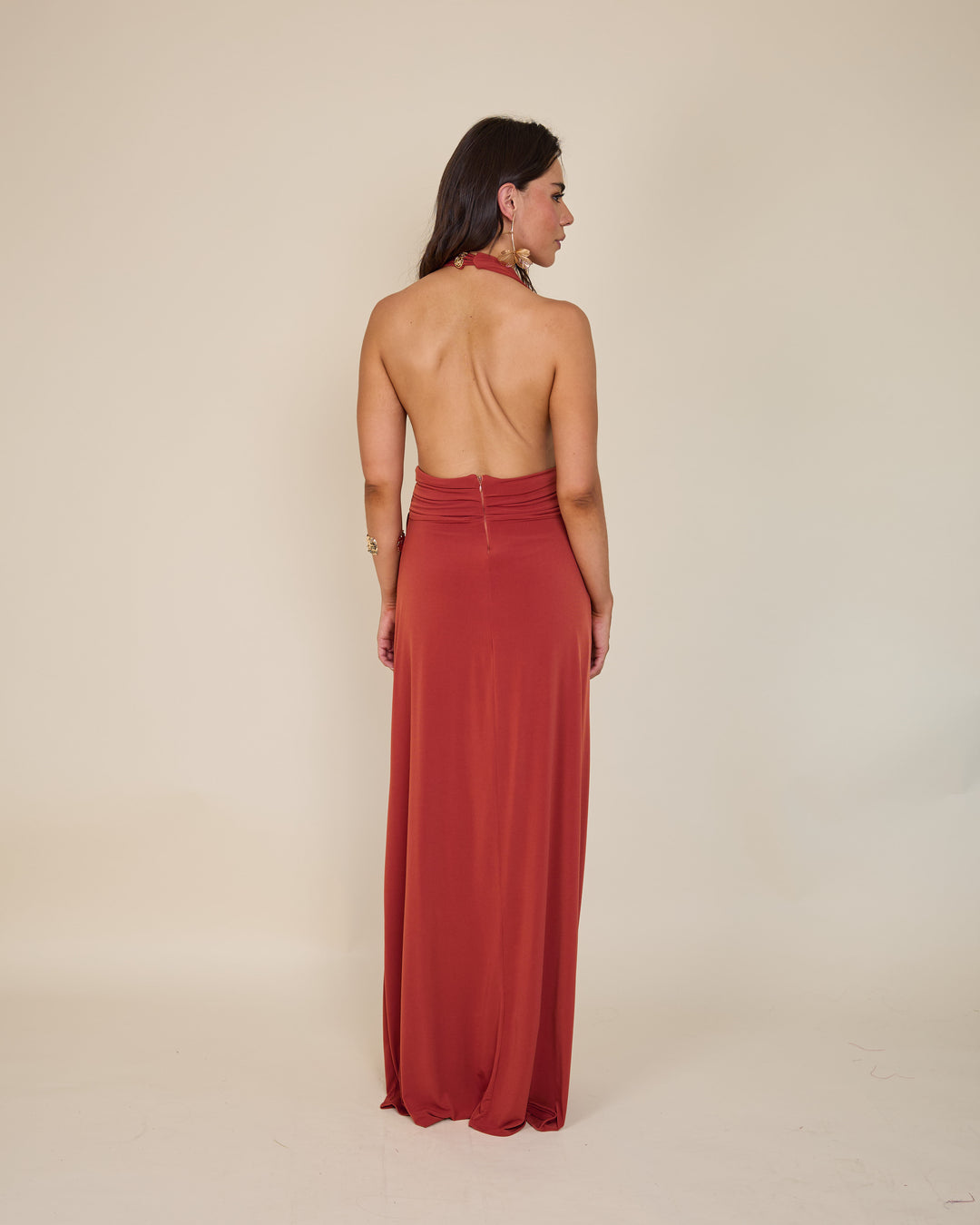 Vestido Isidora Terracota