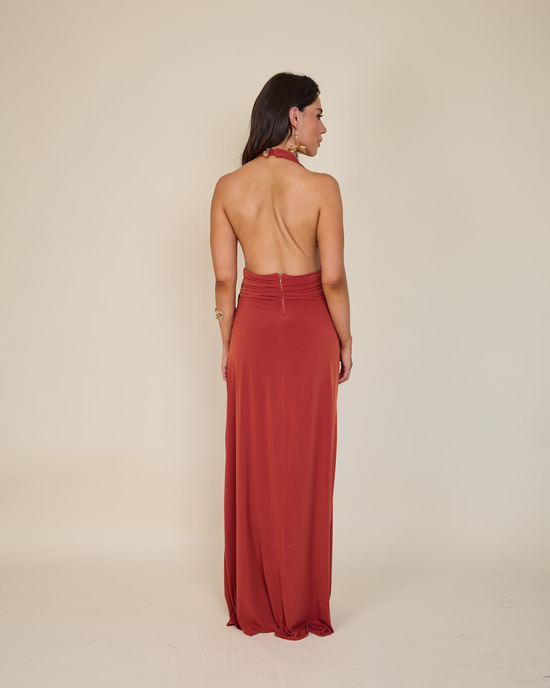 Vestido Isidora Terracota