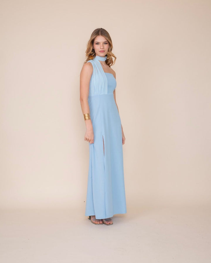 Vestido Genova Celeste