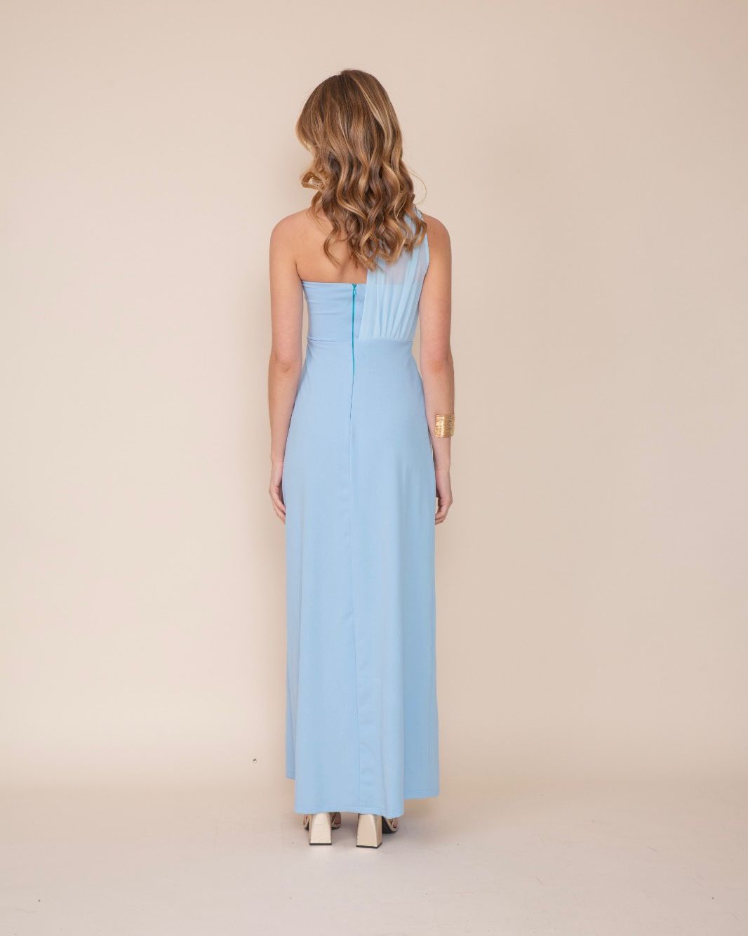 Vestido Genova Celeste