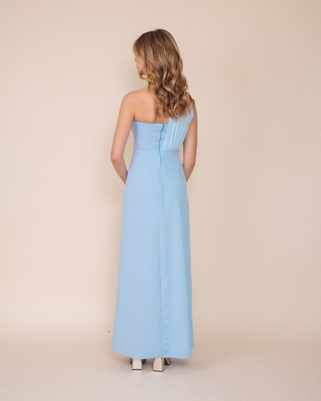 Vestido Genova Celeste