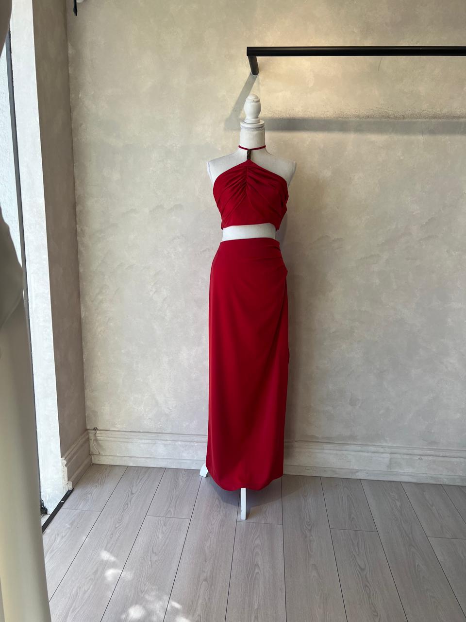 Falda Chiara Rojo