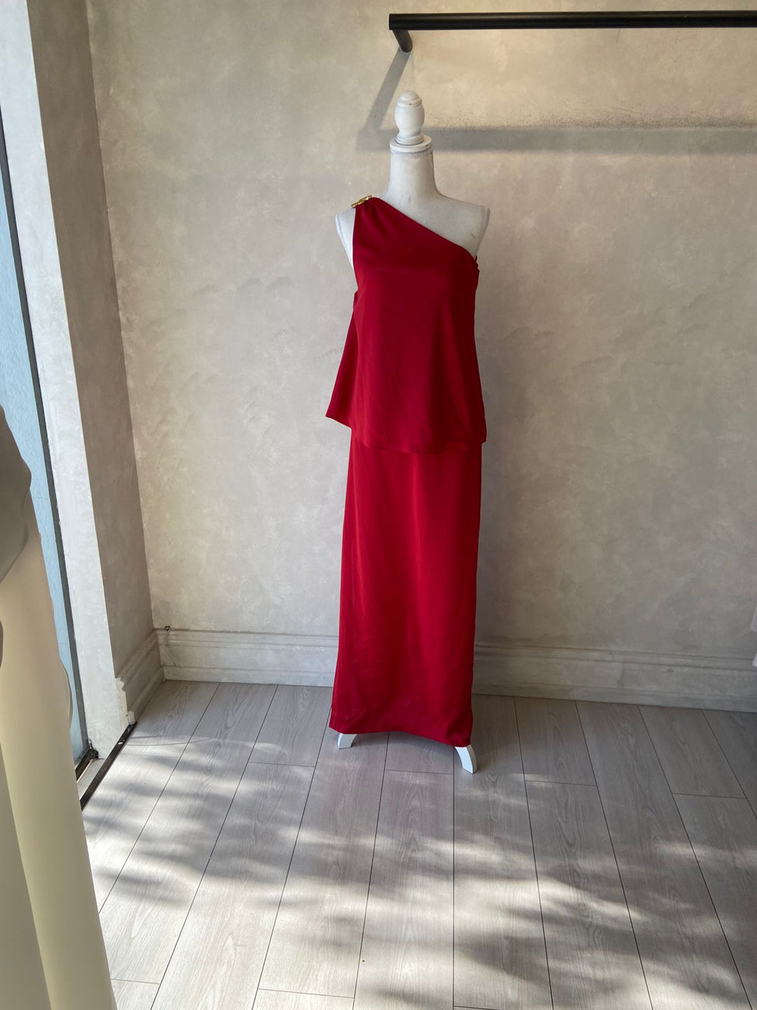 Falda Leonor Rojo