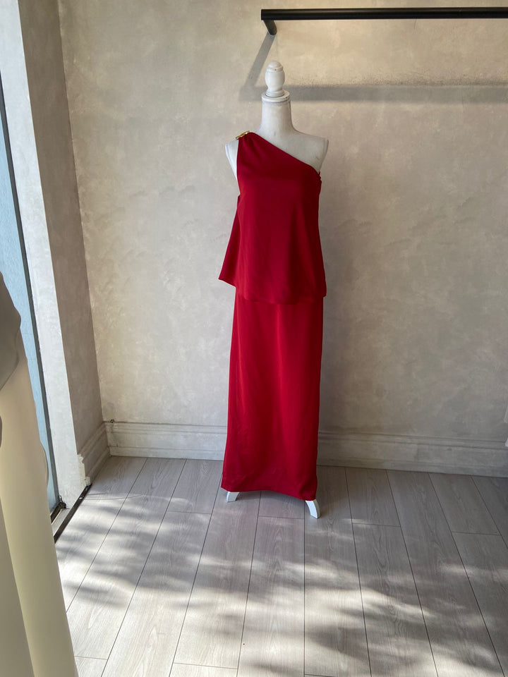 Falda Leonor Rojo