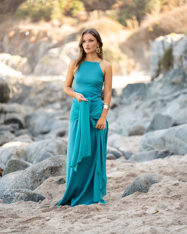 Vestido Federica Petroleo