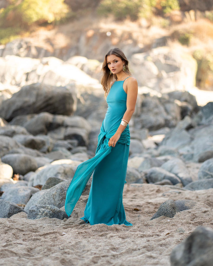 Vestido Federica Petroleo