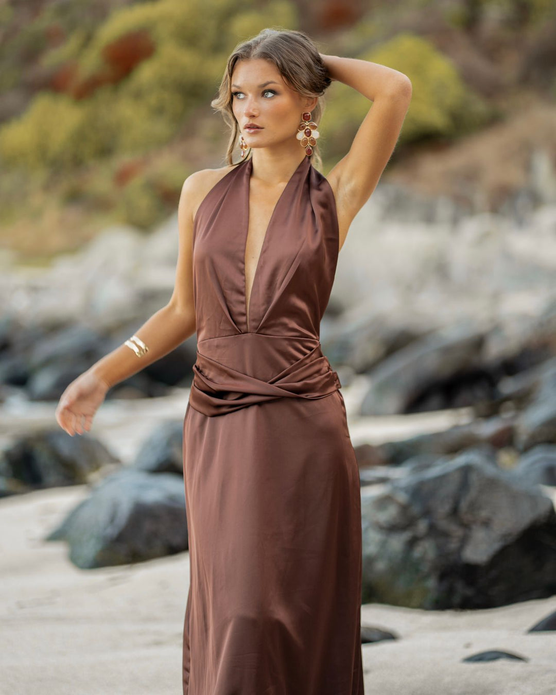 Vestido Amara Cafe