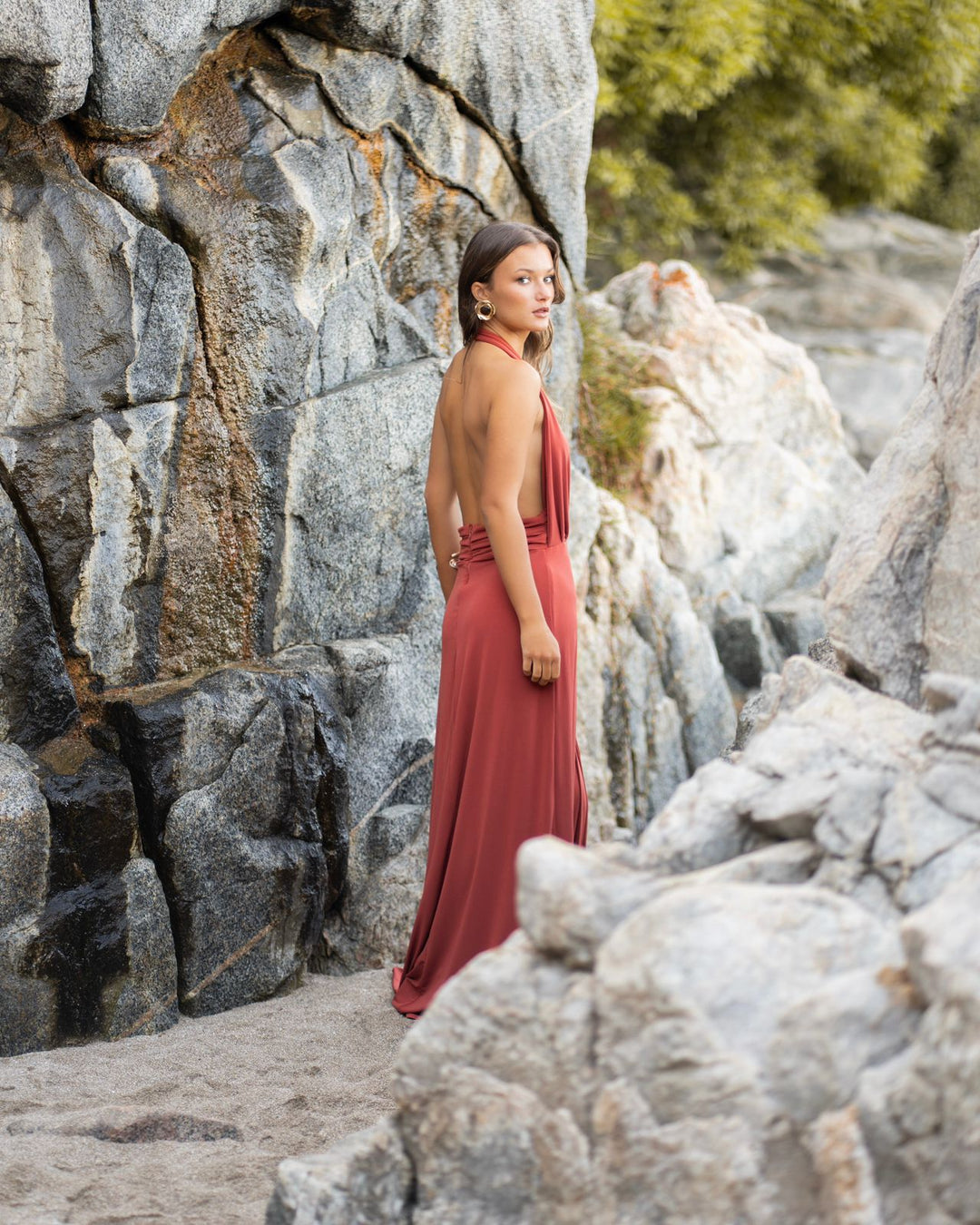 Vestido Isidora Terracota
