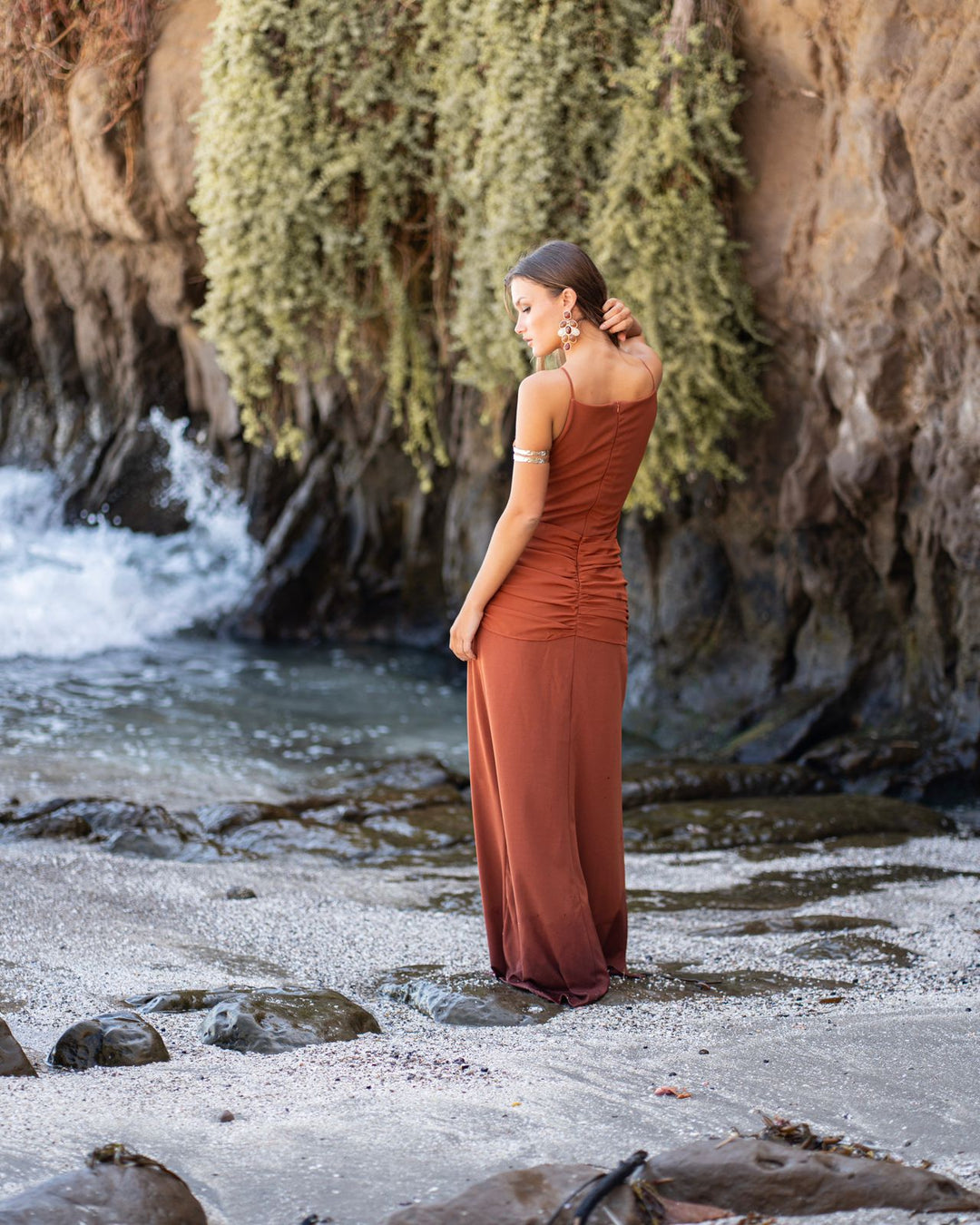 Vestido Federica Terracota