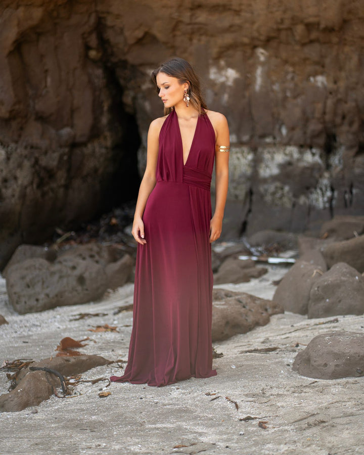 Vestido Isidora Burdeo