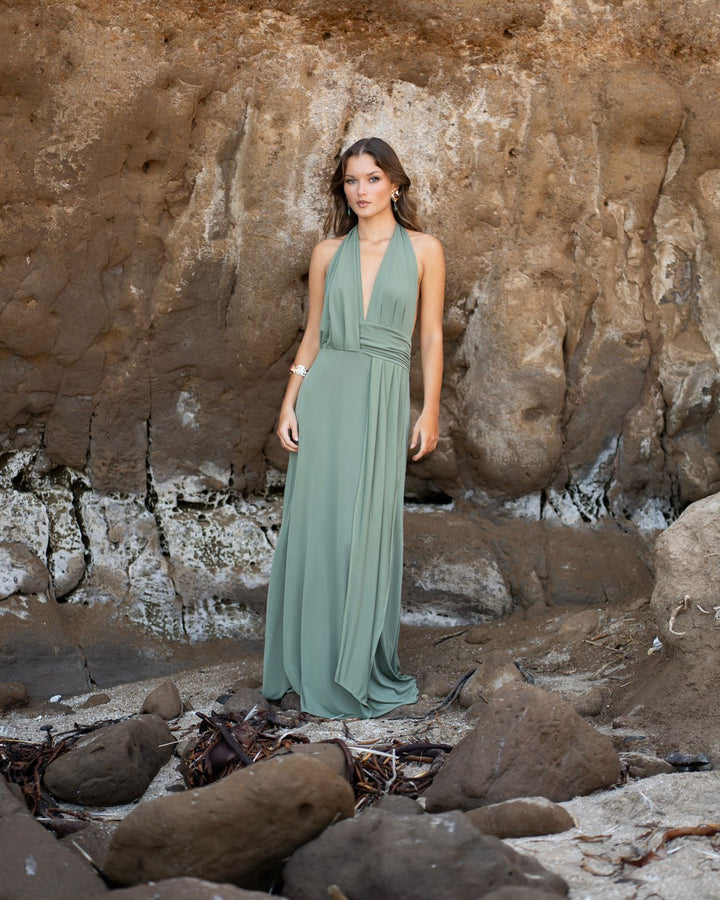 Vestido Isidora Verde Oliva