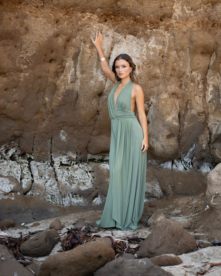 Vestido Isidora Verde Oliva