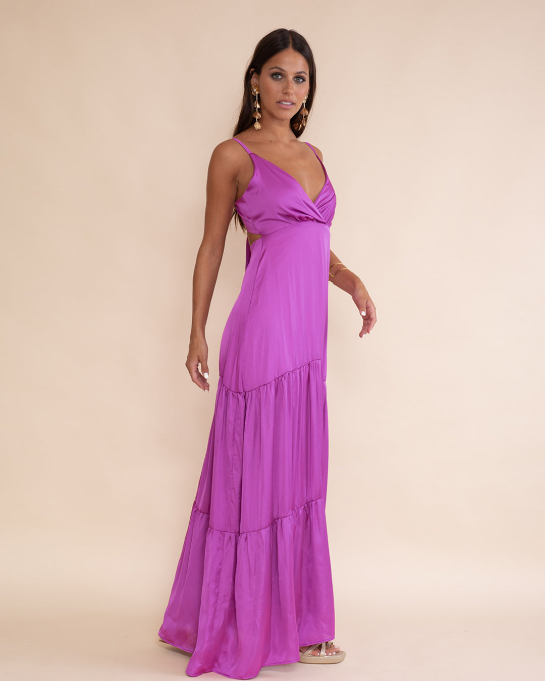 Vestido Leticia Magenta Claro