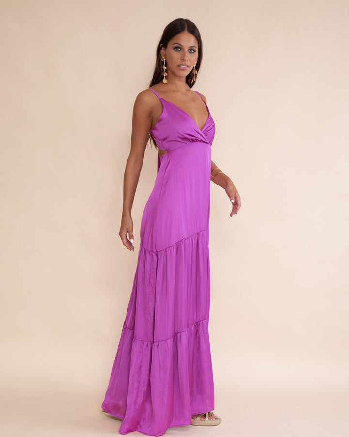 Vestido Leticia Magenta Claro