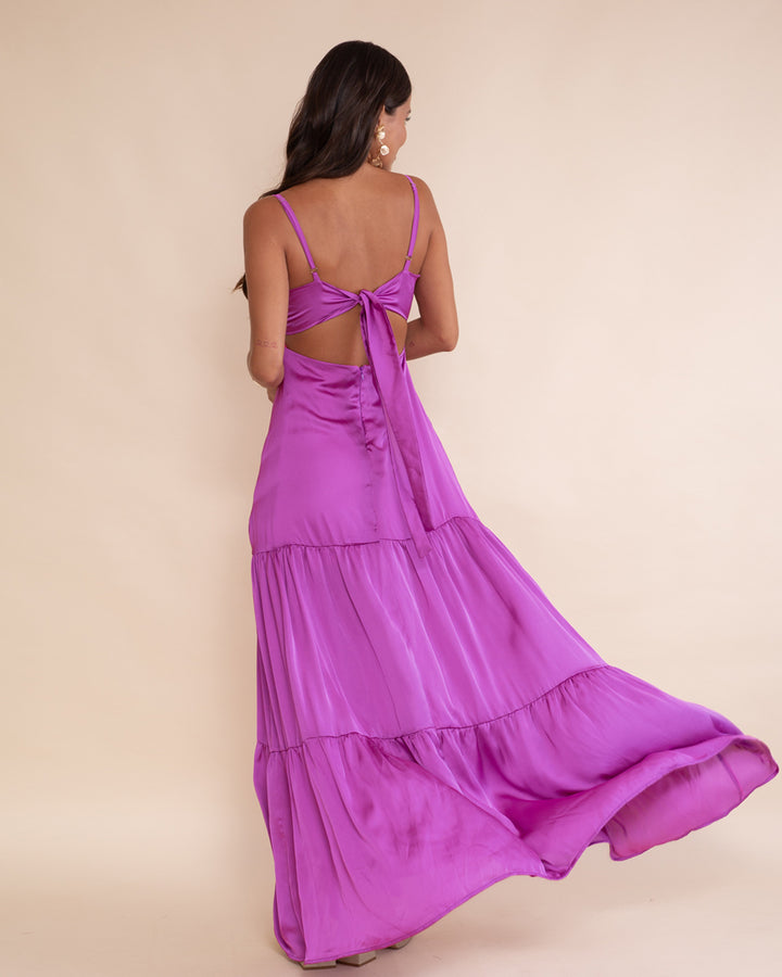 Vestido Leticia Magenta Claro
