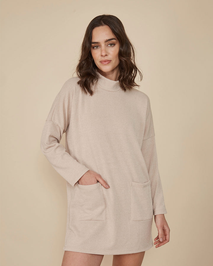 Vestido Catalina beige