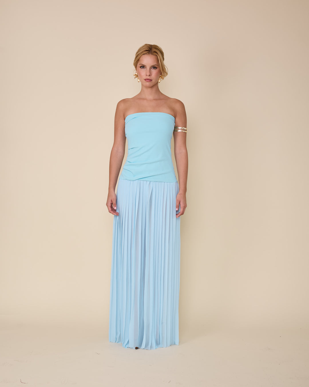 Vestido Noelia Celeste