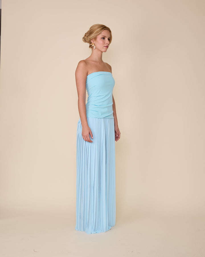 Vestido Noelia Celeste