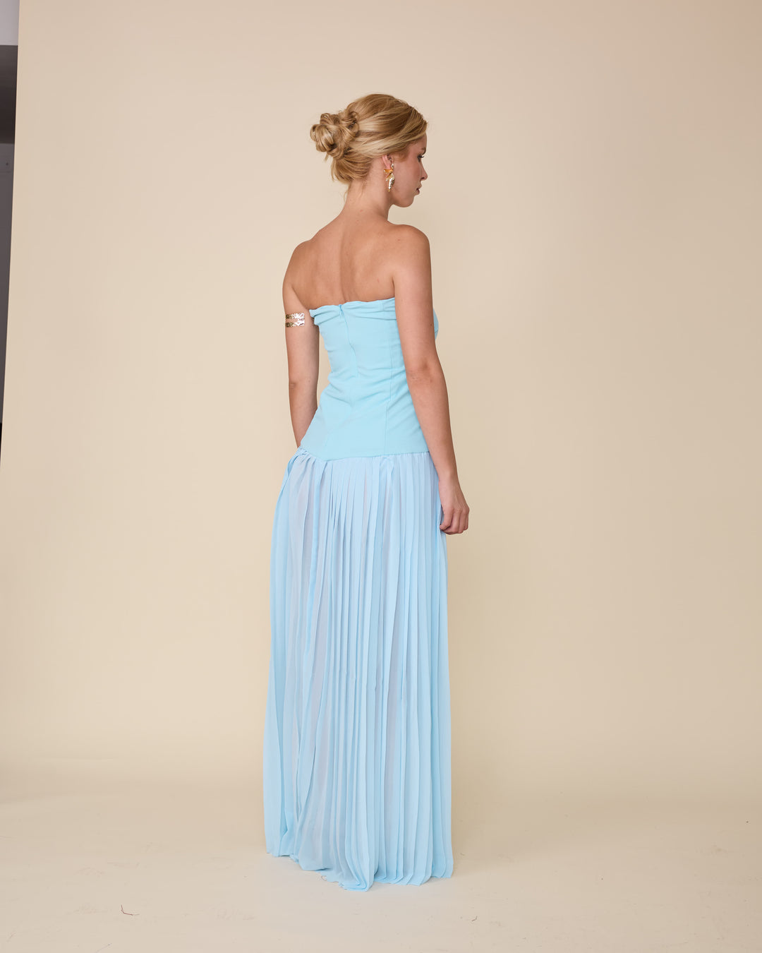 Vestido Noelia Celeste