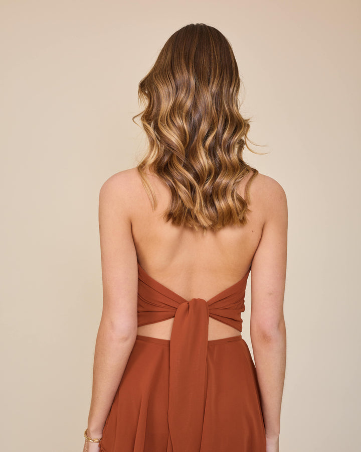 Top Halter Lorenza Terracota