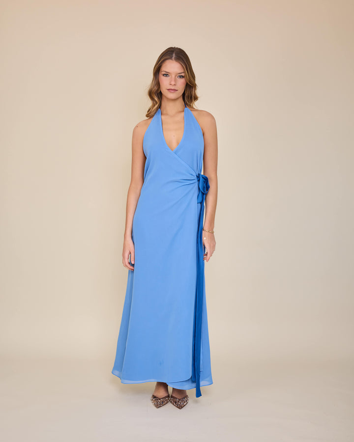 Vestido Atenea Azul Claro