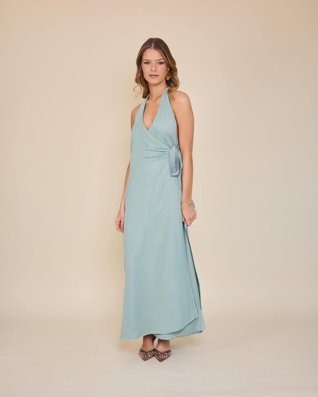 Vestido Atenea Celeste