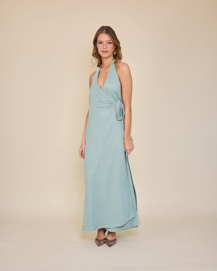 Vestido Atenea Celeste
