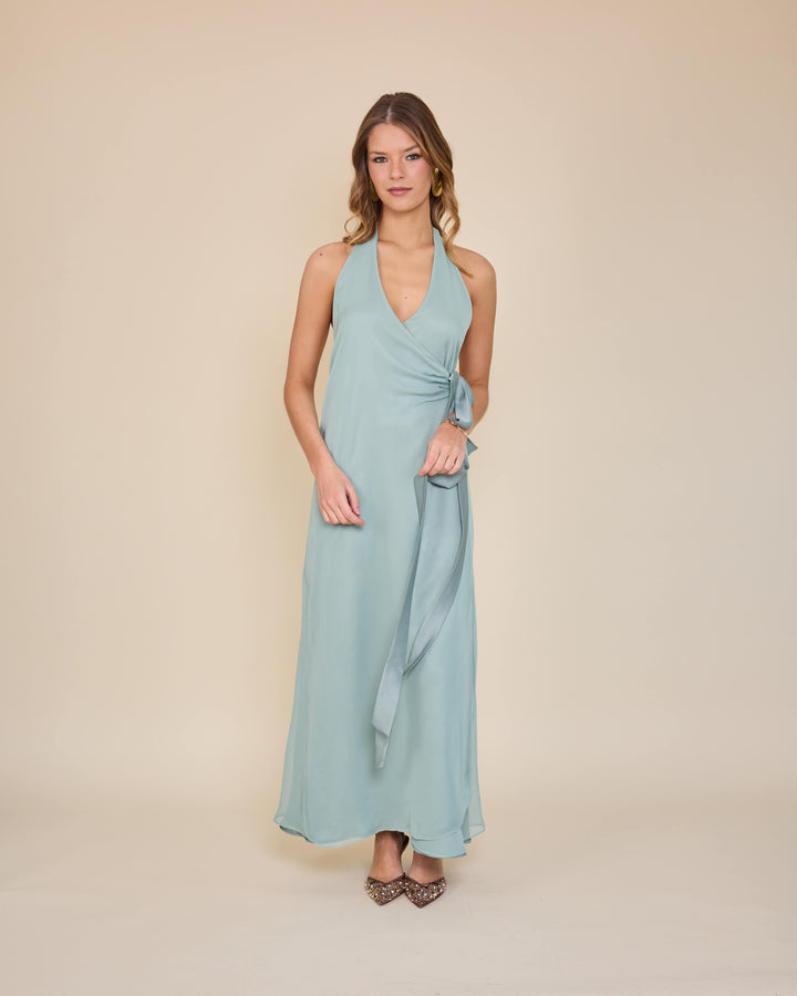 Vestido Atenea Celeste