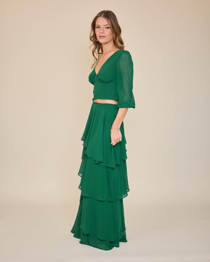 Falda Lorenza Verde