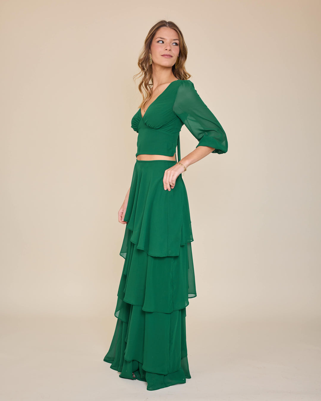 Falda Lorenza Verde