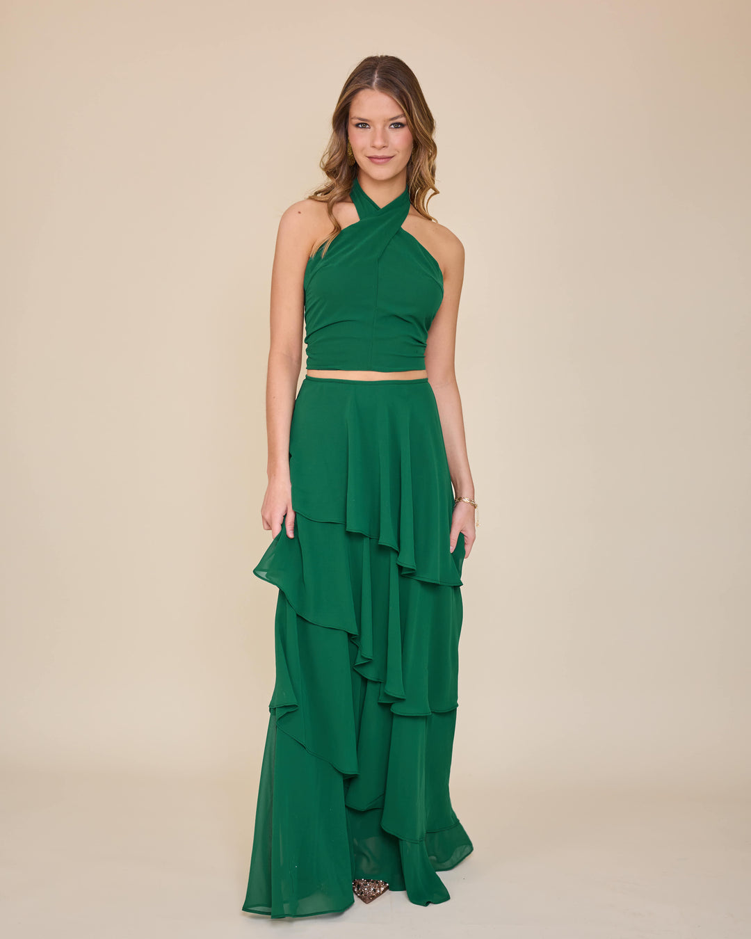 Falda Lorenza Verde
