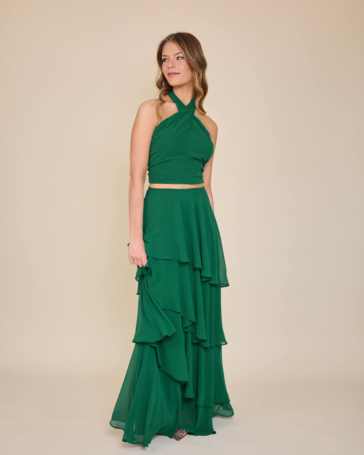 Falda Lorenza Verde