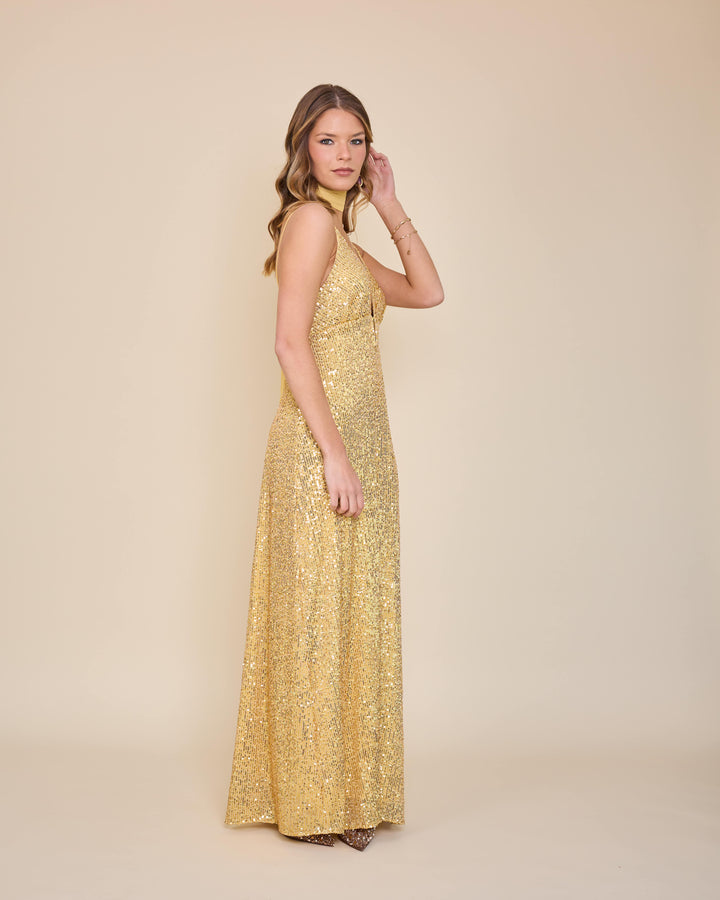 Vestido Nuria Dorado