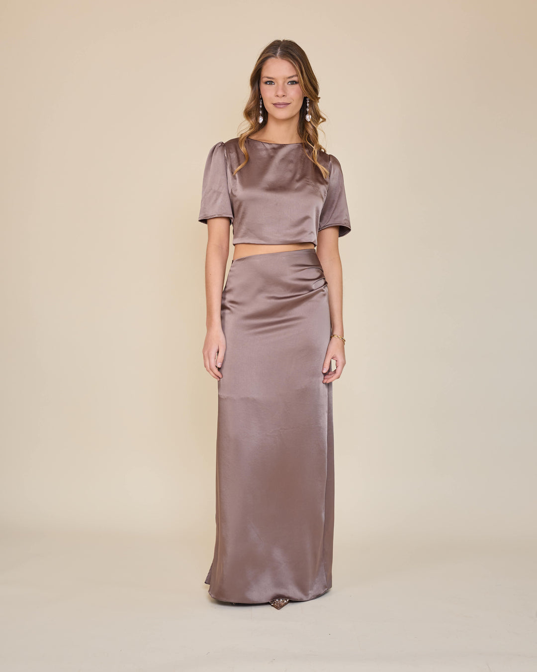 Falda Elba beige