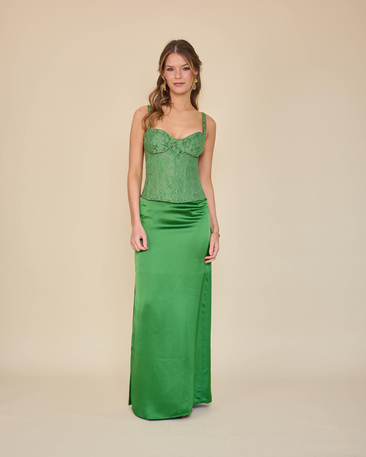 Falda Elba Verde Pistacho