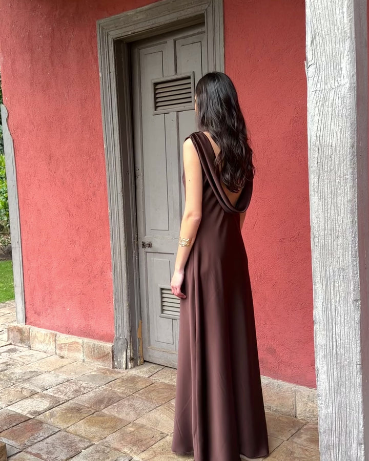 Vestido Carmine Cafe