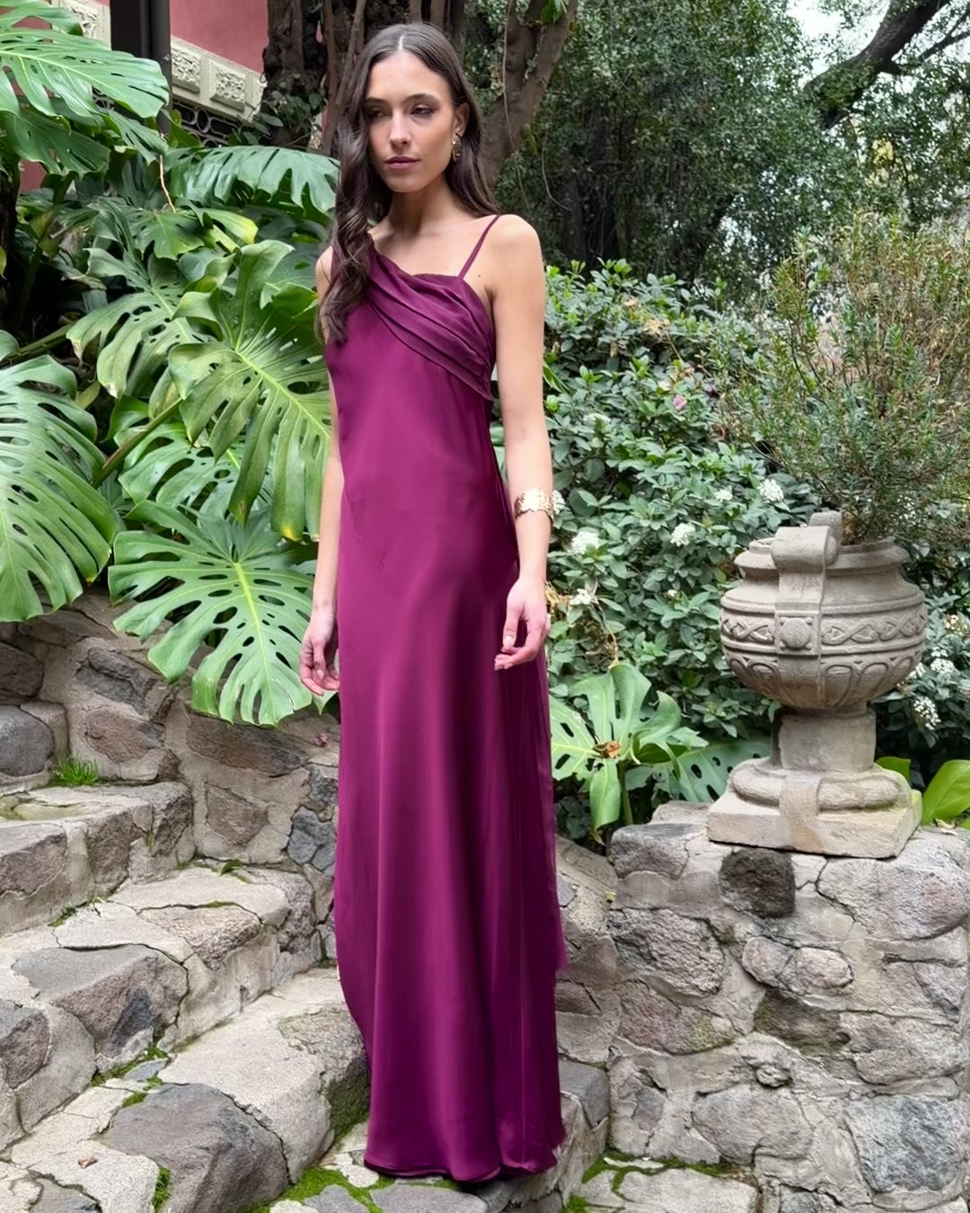 Vestido Dominga Vino